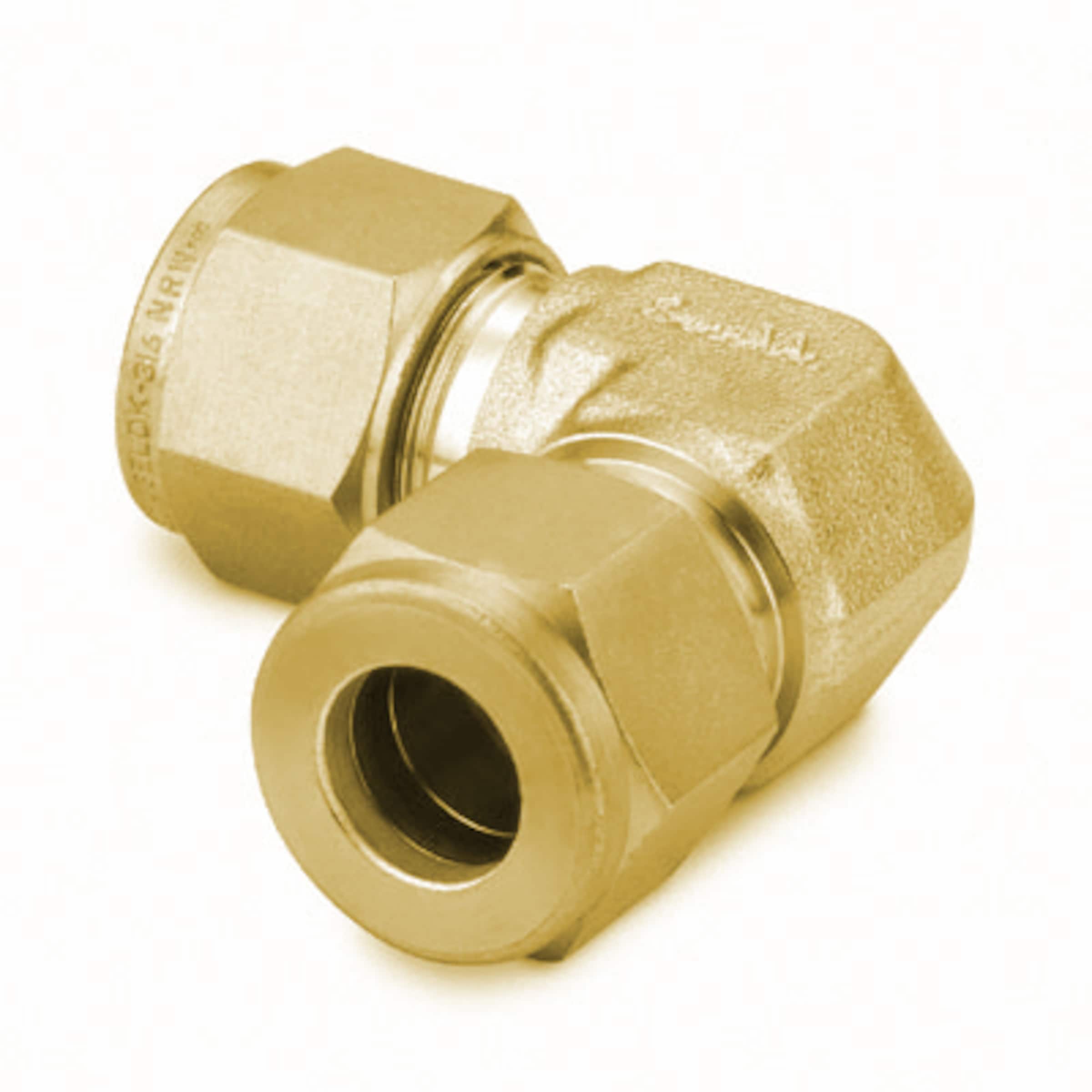 Unión Codo Swagelok de latón, 12 mm OD Uniones Racores para Tubo y