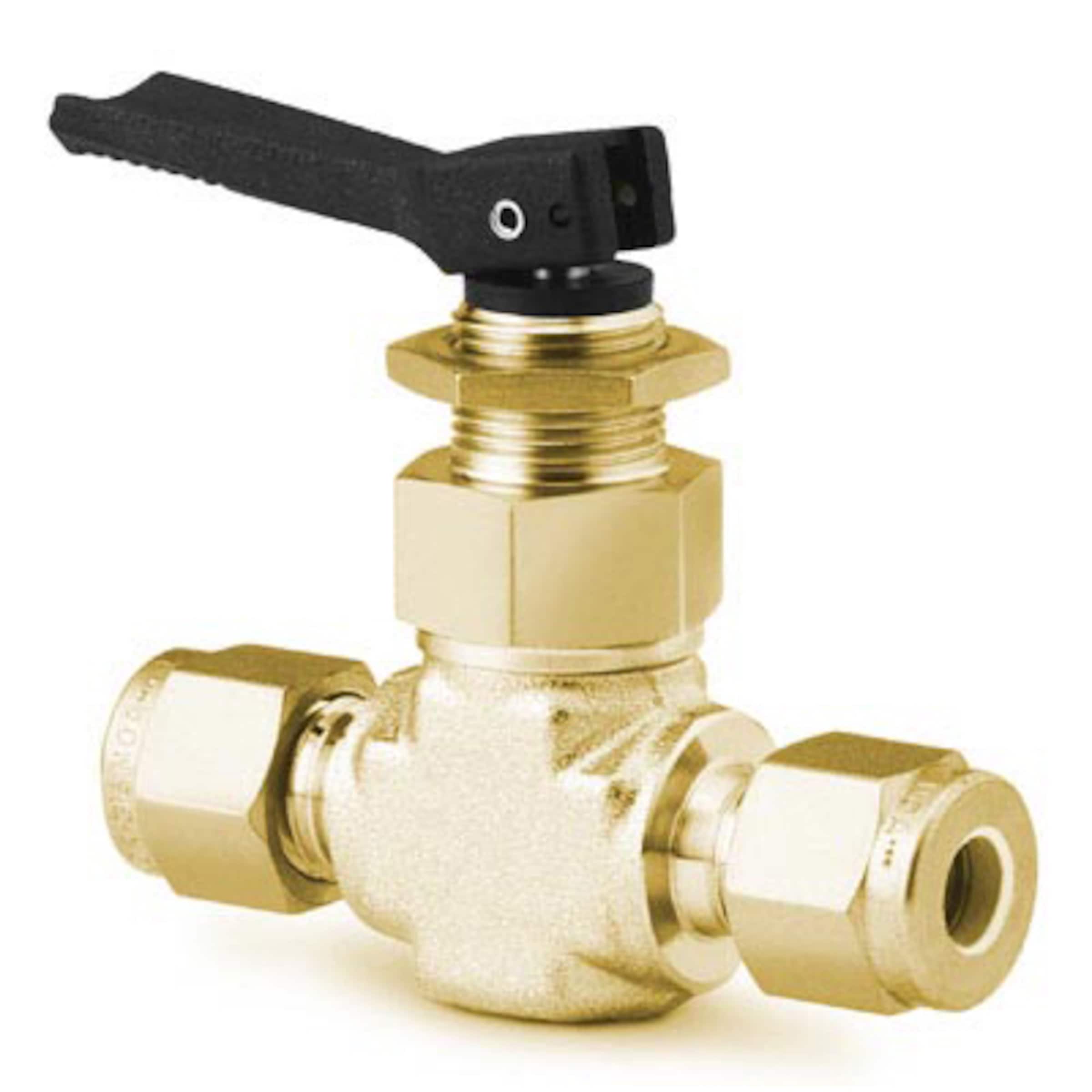22 Raccordi In Ottone Filettati - Equivalente Swagelok B-8-A-RT, 1/2 NPT Femmina X 1/2 ISO Maschio