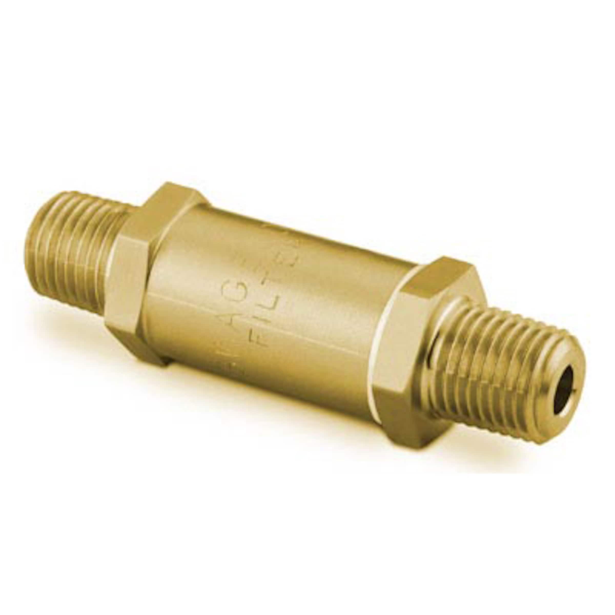 Brass InLine Particulate Filter, 1/4 in. Male NPT, 15 Micron Pore Size