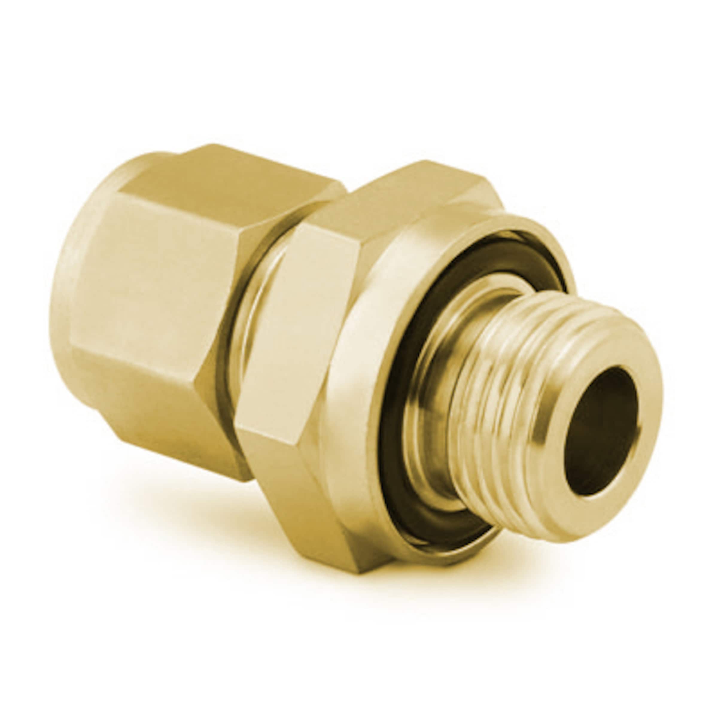 2 Brass Swagelok Connector Fittings 5/16" Tube x 1/8" Male NPT B5001