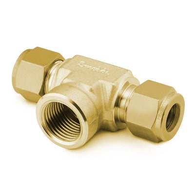 1 Swagelok Brass Union Tee Fitting 1/2" OD Tube B-810-3 