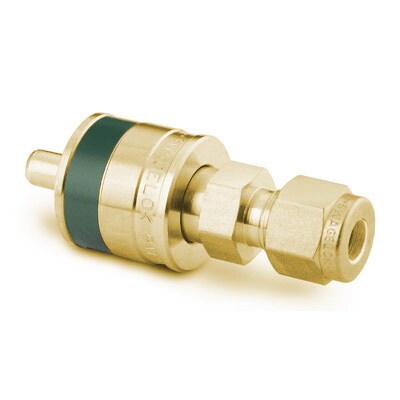 Brass Instrumentation Quick Connect Stem without Valve, 0.3 Brass Instrumentation Quick Connect Stem without Valve, 0.3