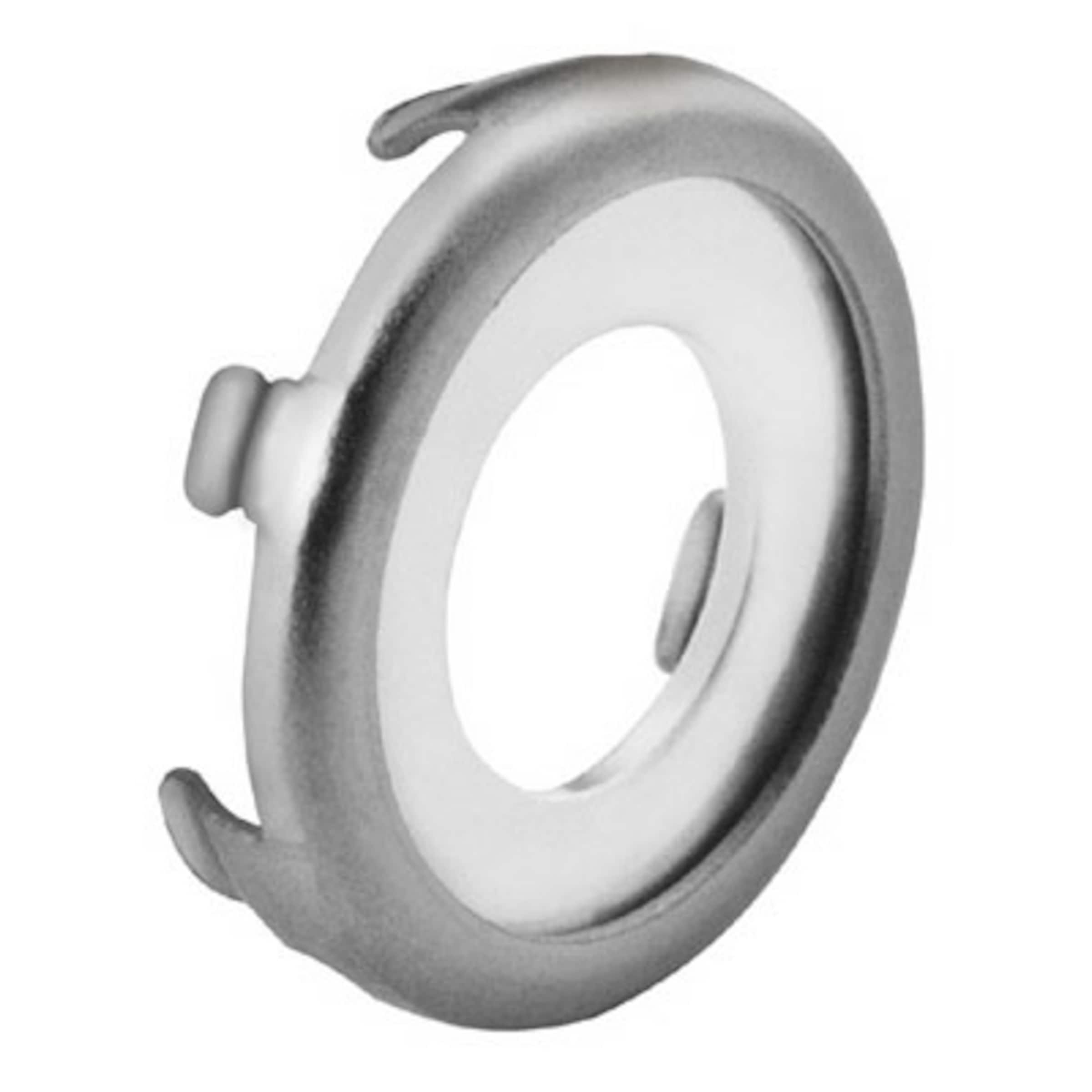 Nickel VCR Face Seal Fitting, 1/2 in. Silver Plated Gasket Retainer