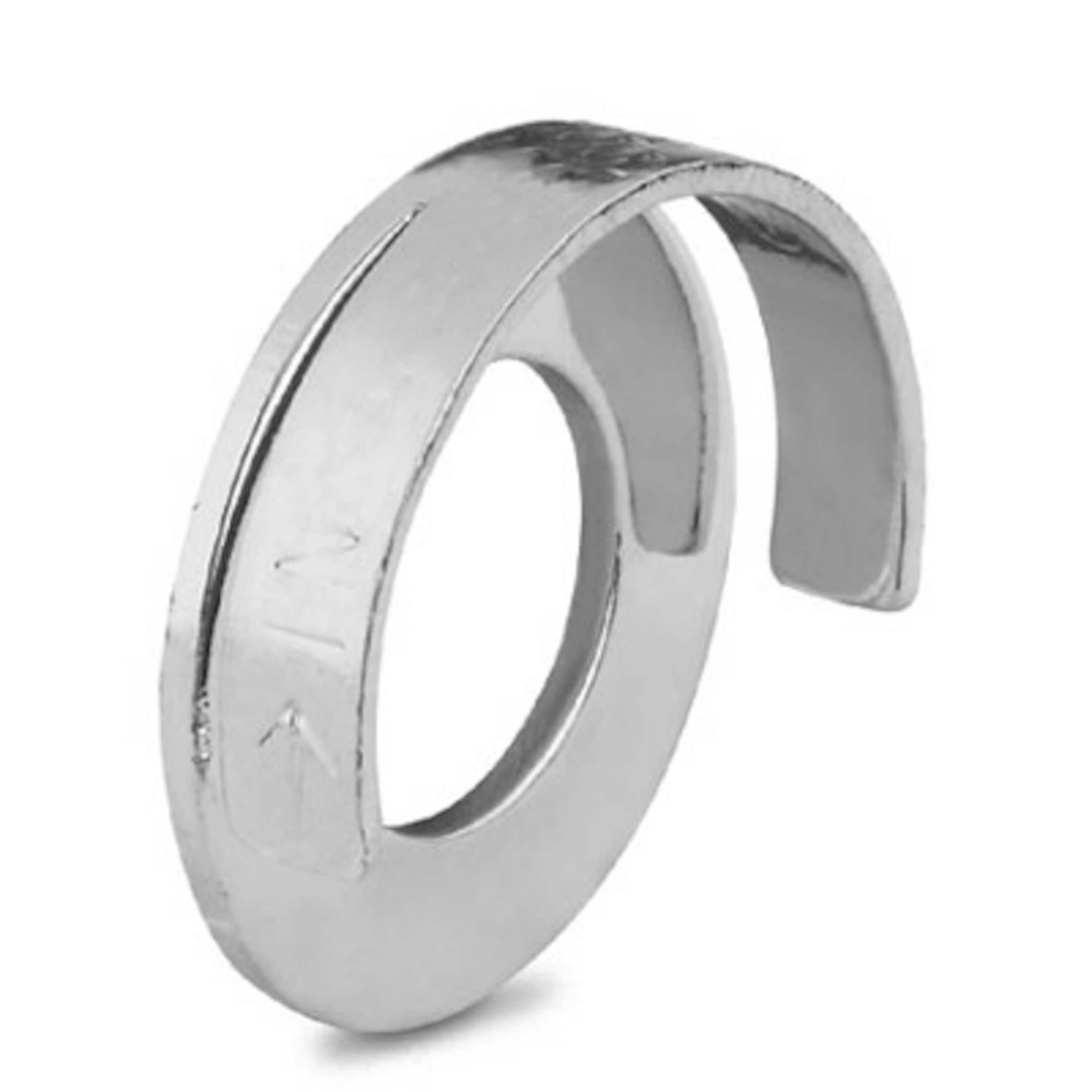 316L Stainless Steel VCR Face Seal Fitting, 1/4 in. Unplated SideLoad