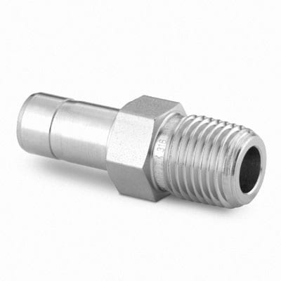 Swagelok SS-600-1-8RT Fittings 3/8" Tube to 1/2" BSPT Male Thread Stain 