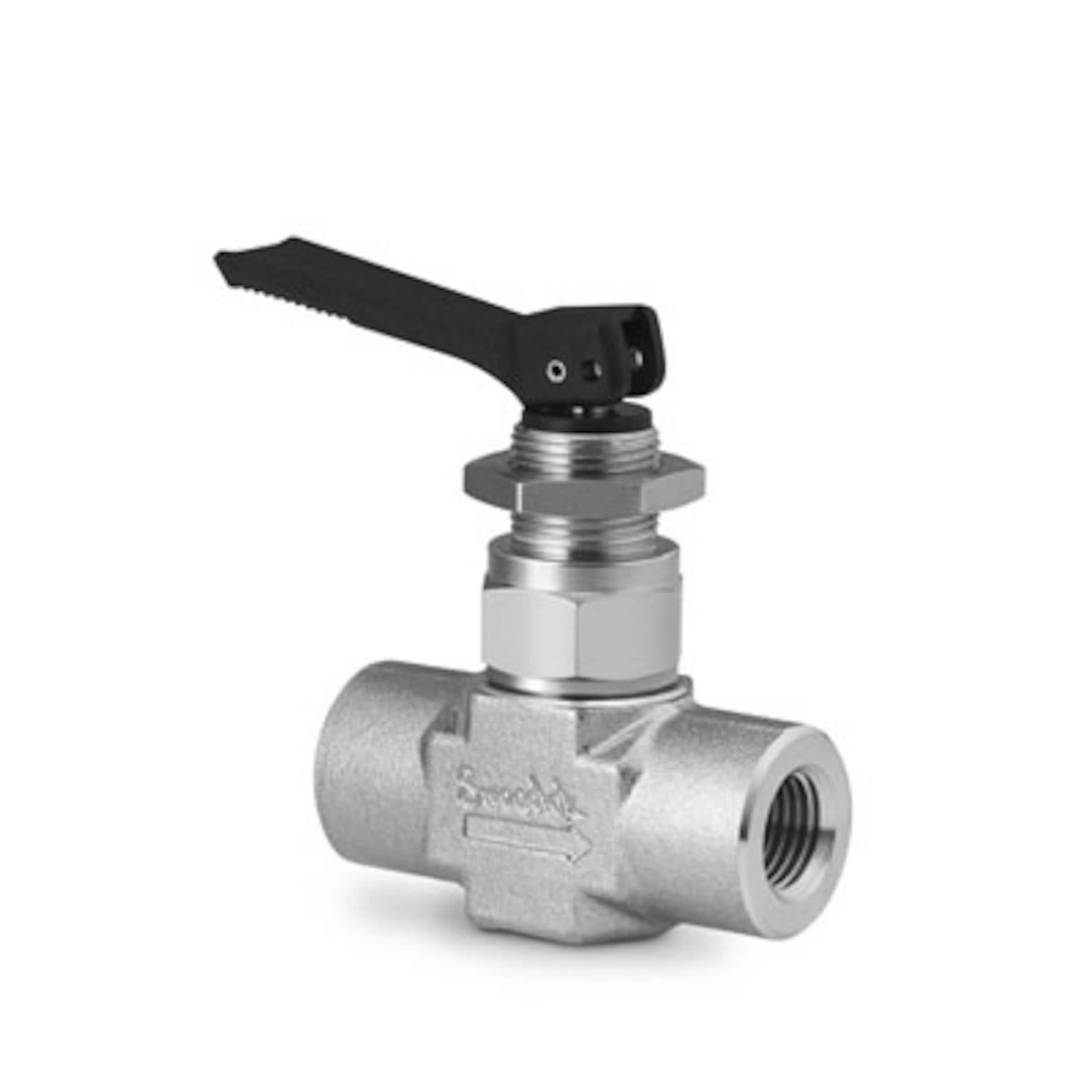 Stainless Steel Toggle Valve, 1/4 in. FNPT Toggle Valves Needle and