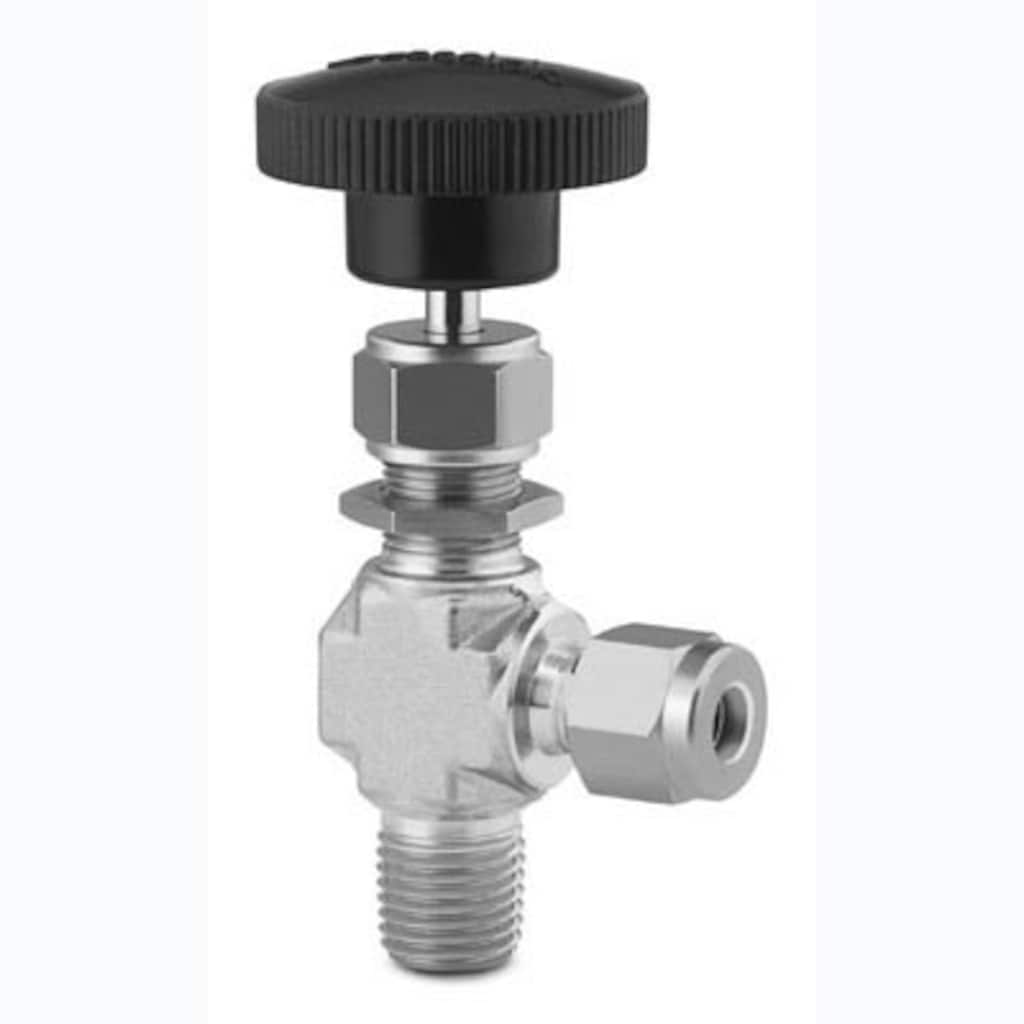 Needle and Metering Valves — Integral-Bonnet Needle Valves, O, 1, 18, 20, 26, D and 4RP Series — Angle Pattern, Vee Stem