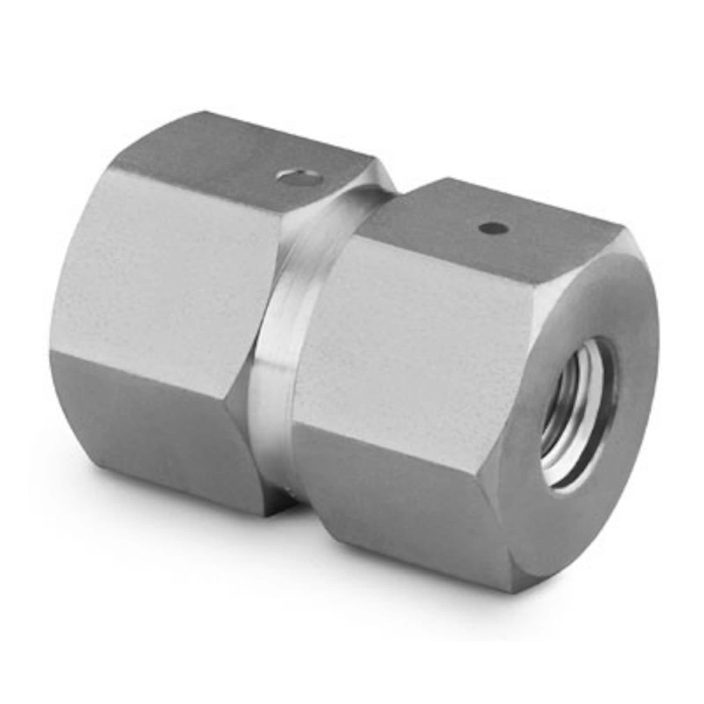 316 Stainless Steel VCR Face Seal Fitting, Double Female Reducing Union