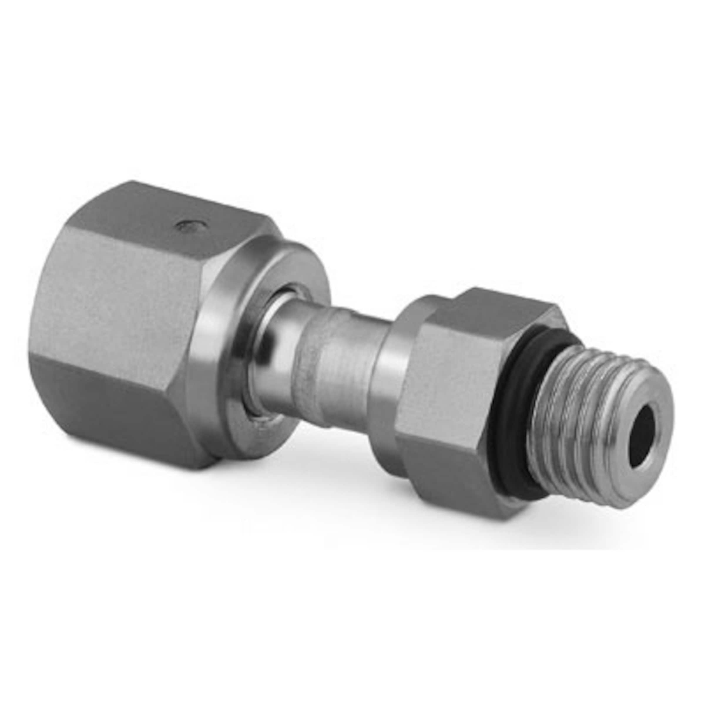 Stainless Steel VCO ORing Face Seal Fitting, Male SAE/MS Connector, 1/