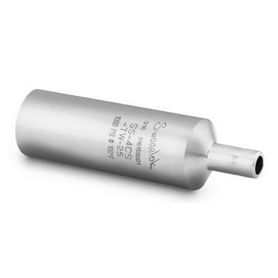 316 Stainless Steel Single Ended Miniature Sample Cylinder, 25 cm3