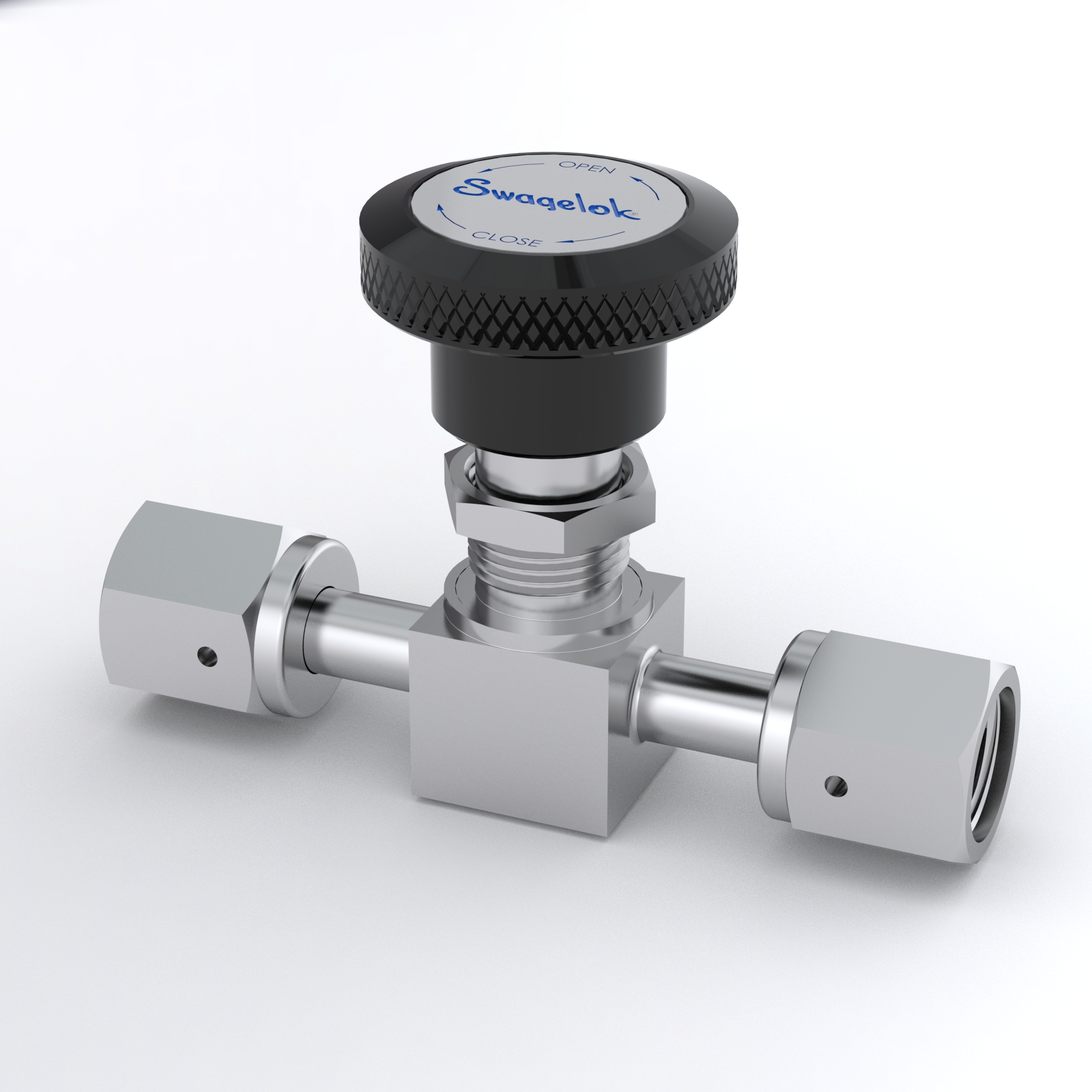 Stainless Steel Bellows Sealed Valve, Welded, SS Stem Tip, 1 Stainless Steel Bellows Sealed Valve, Welded, SS Stem Tip, 1