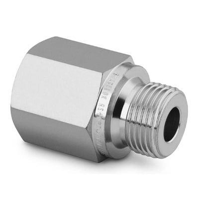 Stainless Steel Pipe Fitting, Adapter, 1/4 in. Female NPT x 1/4 in ...