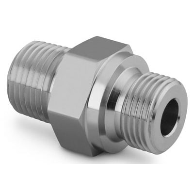 316 Male To Male 1” HEX NIPPLE  Steel Equal Bsp Straight Connectors 