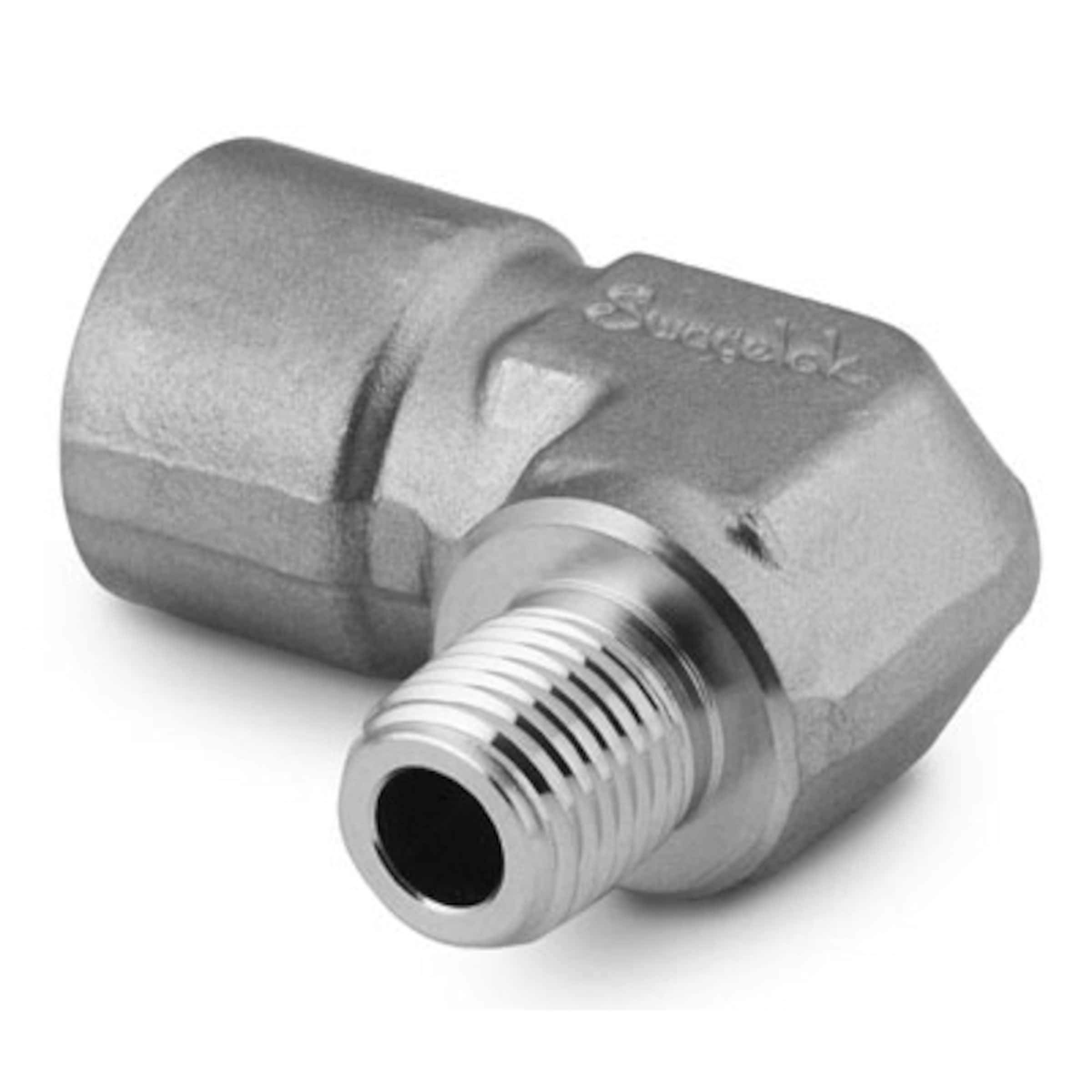 Stainless Steel Pipe Fitting, Reducing Street Elbow, 1/4 in. Female NPT