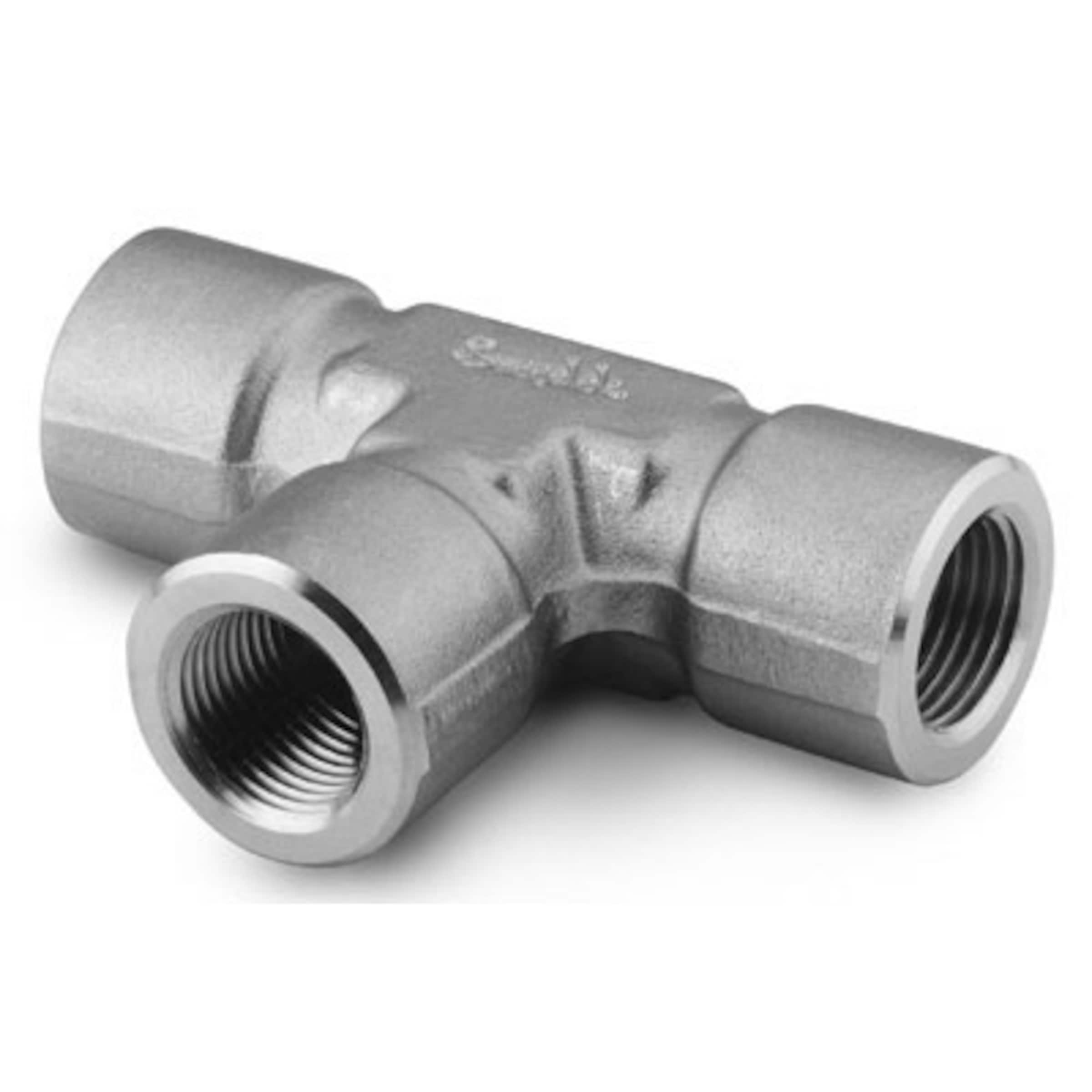 Stainless Steel Pipe Fitting, Tee, 1/2 in. Female NPT