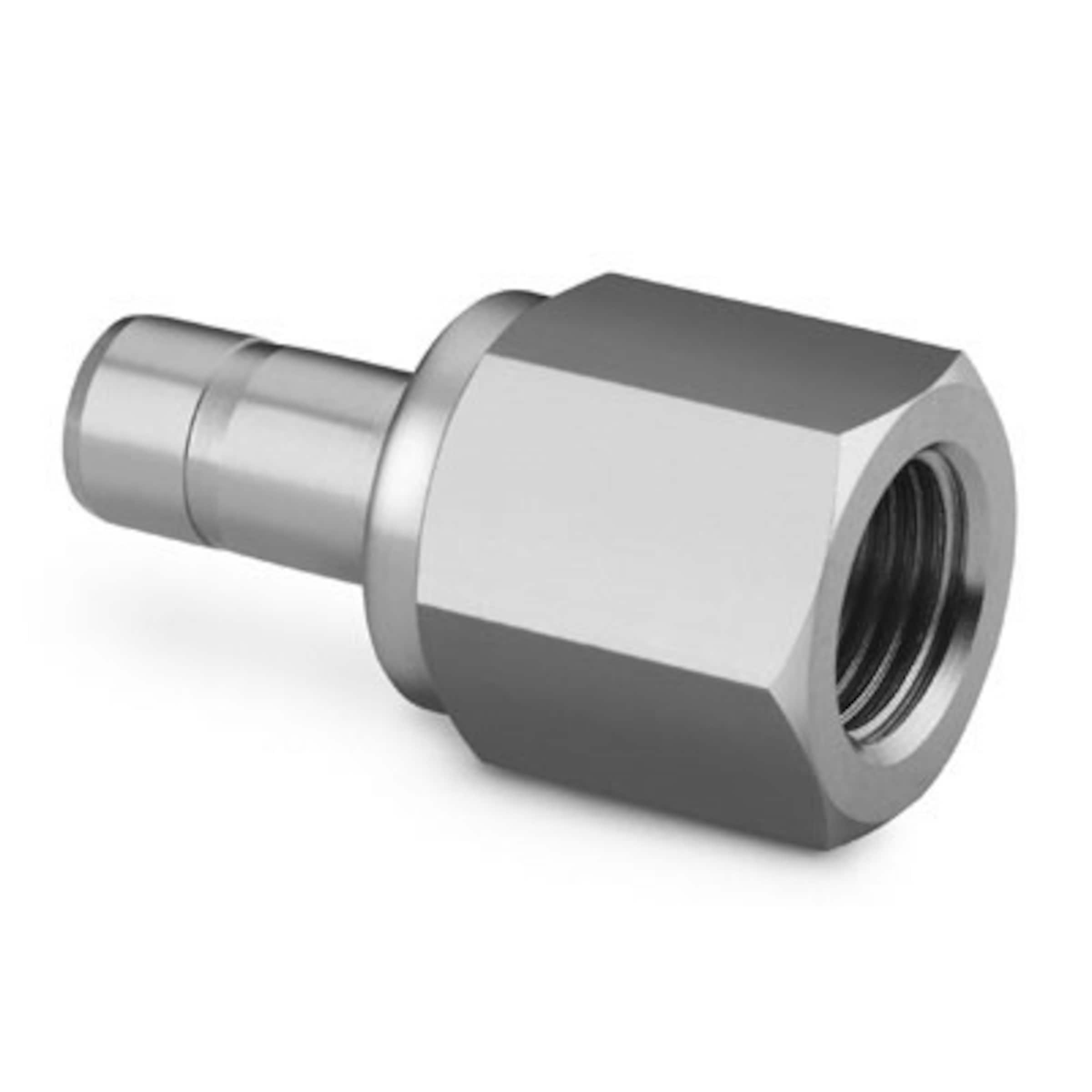 Stainless Steel Swagelok Tube Fitting, Female Tube Adapter, 1/4 in