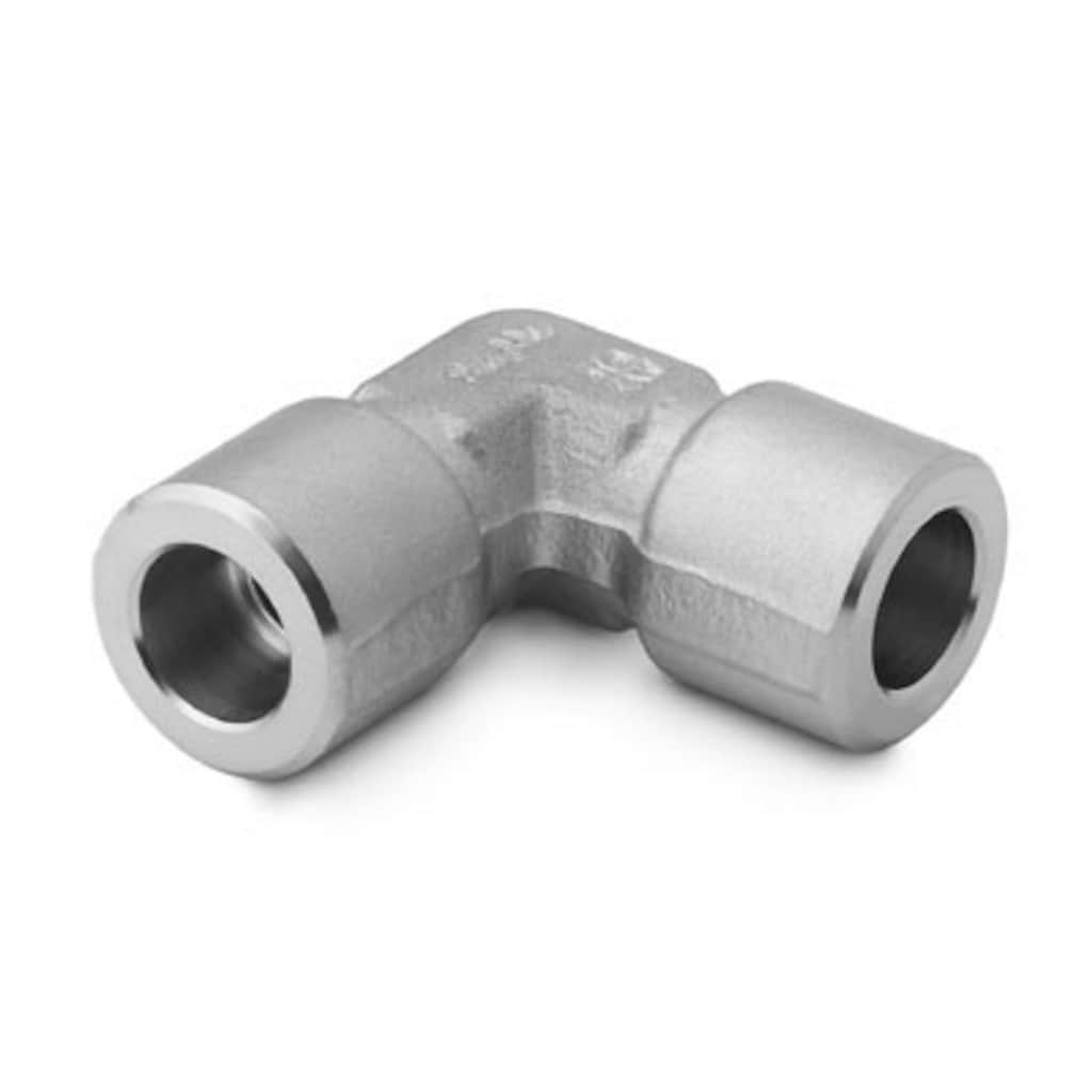 316 Stainless Steel Tube Socket Weld 90° Union Elbow, 1/2 in. OD ...