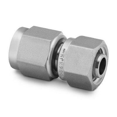 Swagelok 1/2" x 3/8" Female Connector Tube 316 Stainless 
