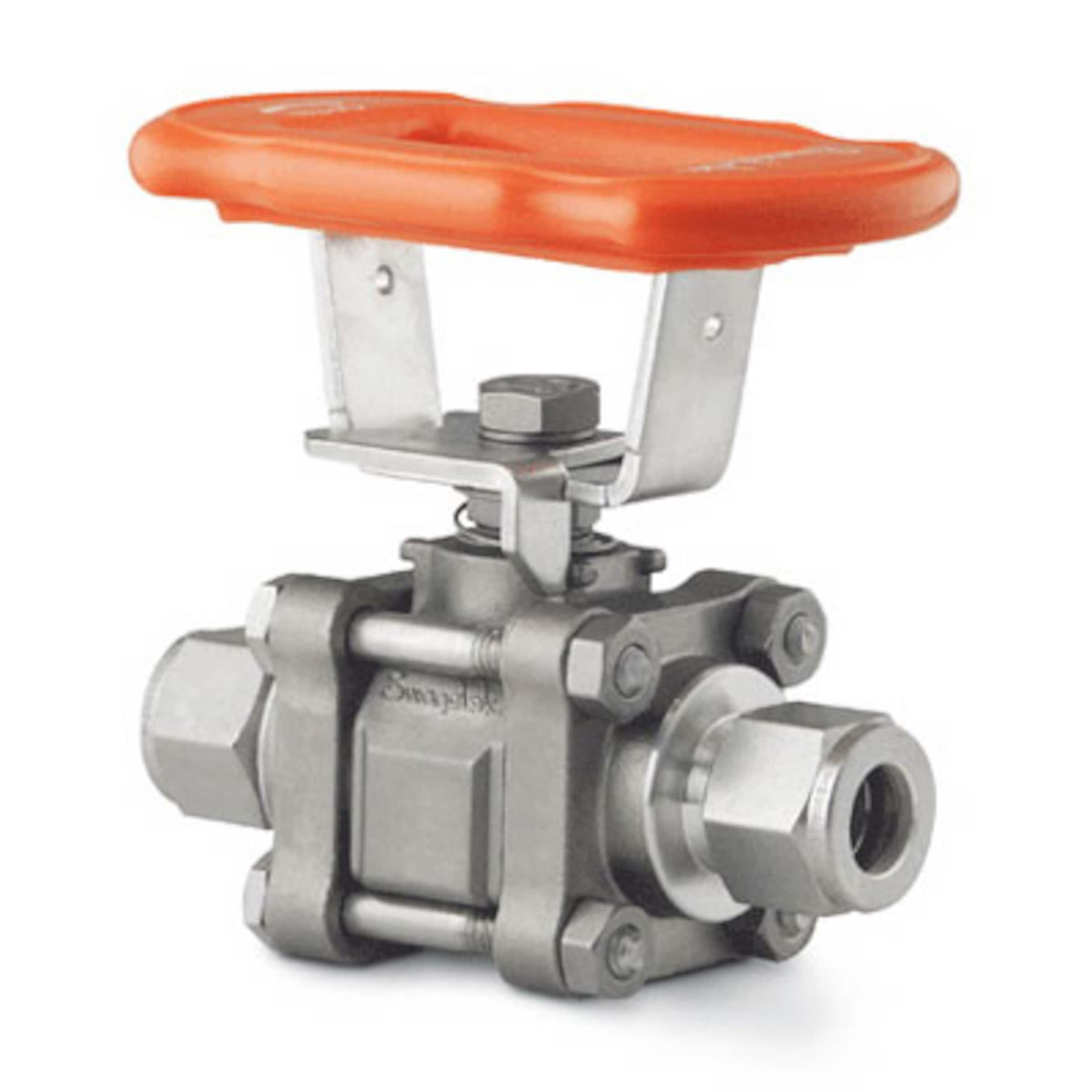 Stainless Steel 3Piece 60 Series Ball Valve, Reinforced