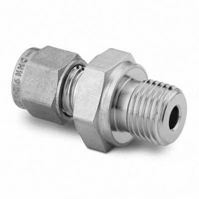 NEW 1" Fnpt x 1/2” Fnpt  16-8 FHC-SS Parker 316 Stainless Steel Hex Coupling