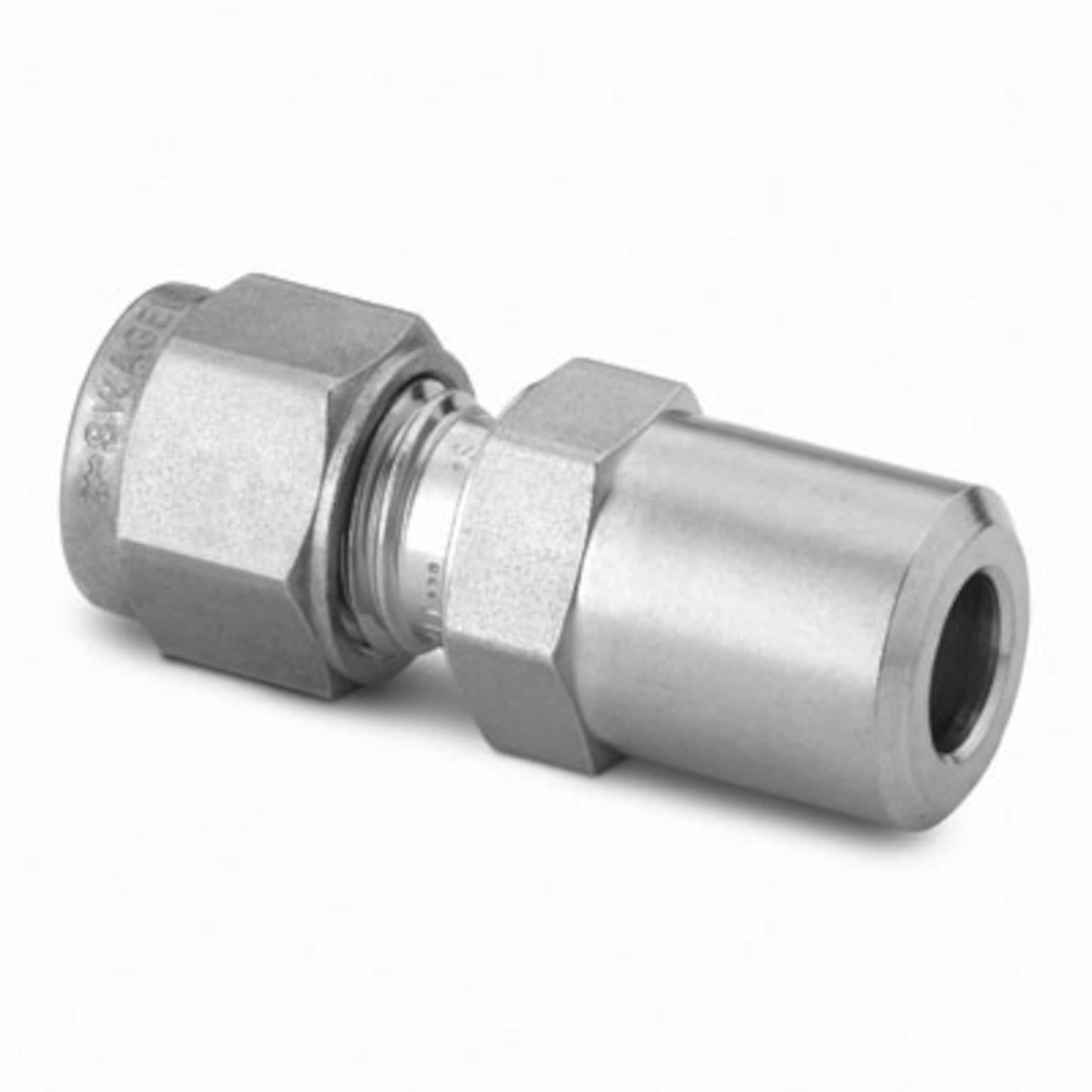 1/2 Tube OD x 3/8 Pipe Size Parker Weld-Lok 8-3/8 AW2-SS Stainless Steel 316 Tube Socket to Butt Weld Tube Fitting 0.42 Bore Adapter 