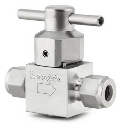 Swagelok SS-4P4T Stainless Steel Quarter Turn Instrument Plug Valve 1/4 