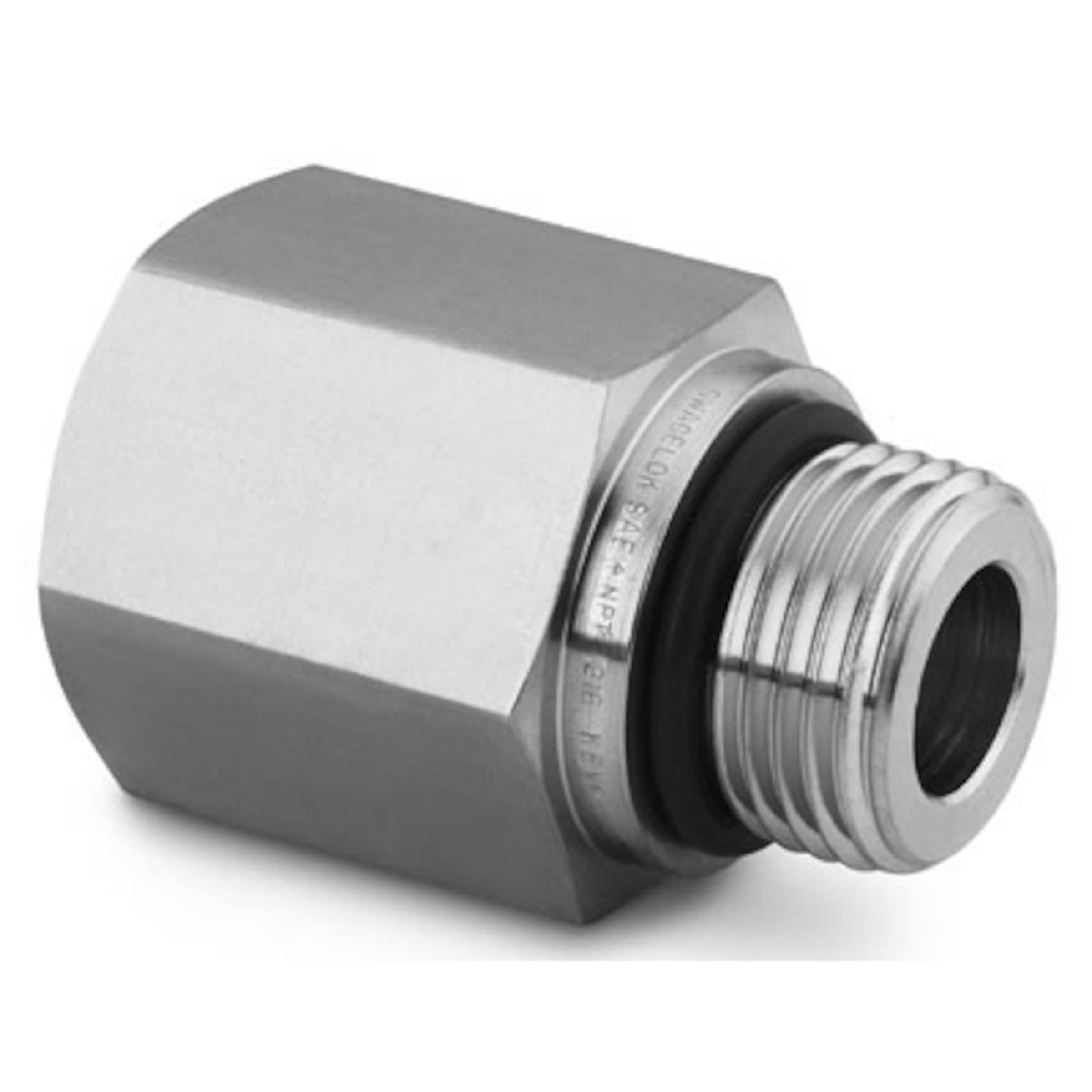 9/16-18 JIC Thread x 1/2-14 Male BSPP Midland 7802-6 Steel Pipe Connector 