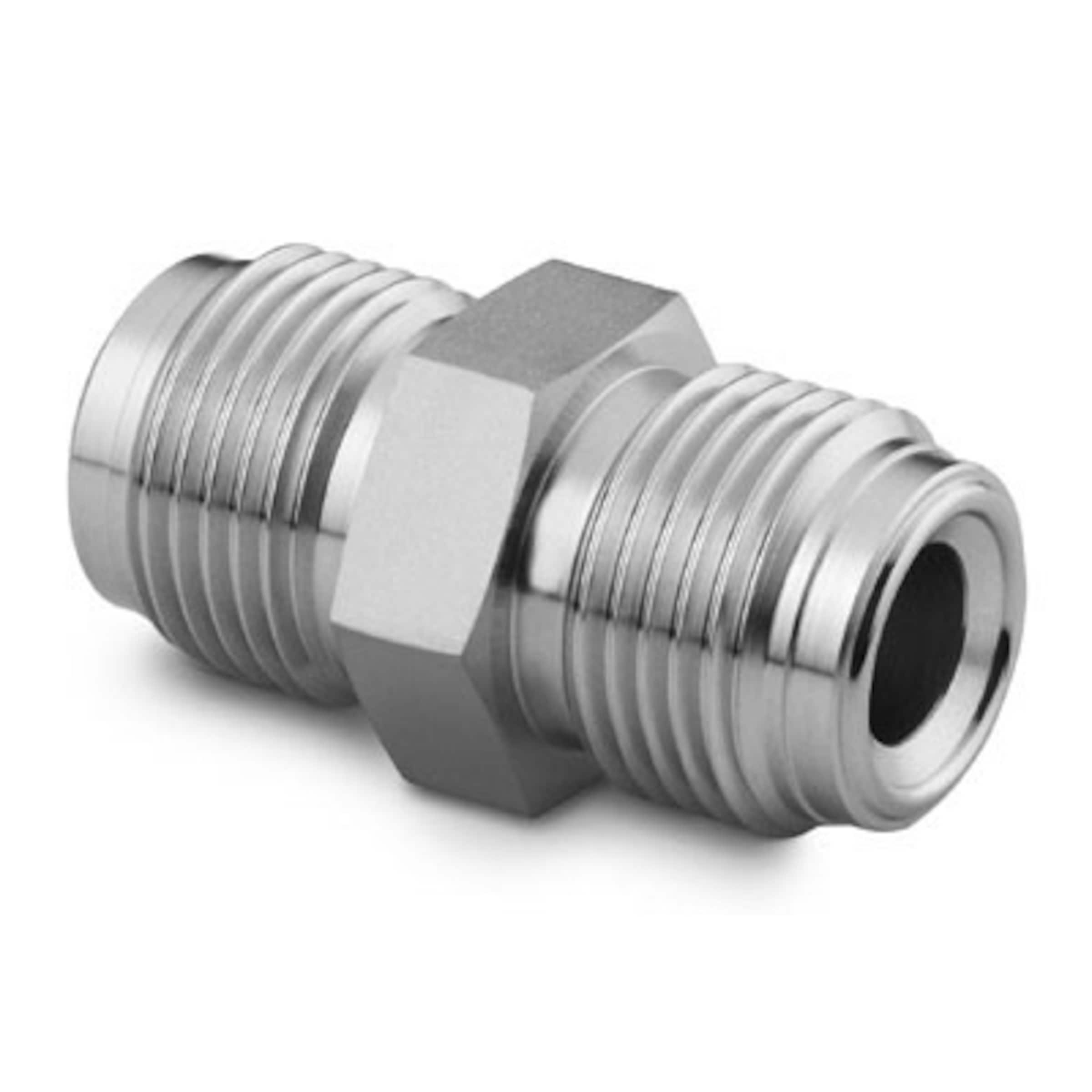 316 Stainless Steel VCR Face Seal Fitting, Male NPT Connector Body, 1/2