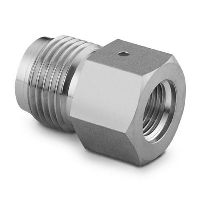 316 Stainless Steel VCR Face Seal Fitting, Reducing Bushing Body, 1/2 ...