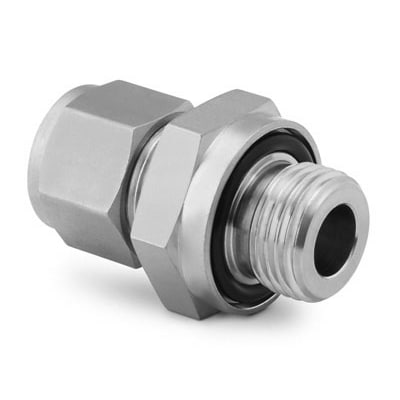 Stainless Steel Swagelok Tube Fitting, Male O-Seal Connector, 1/2