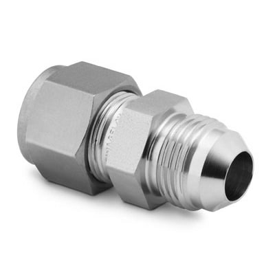 Swagelok Male an 37 Degree Flare Connector SS-810-6-8AN 316 Stainless 1/2 Male : an 37 Degree Flare x 1/2 Tube : OD Compression 
