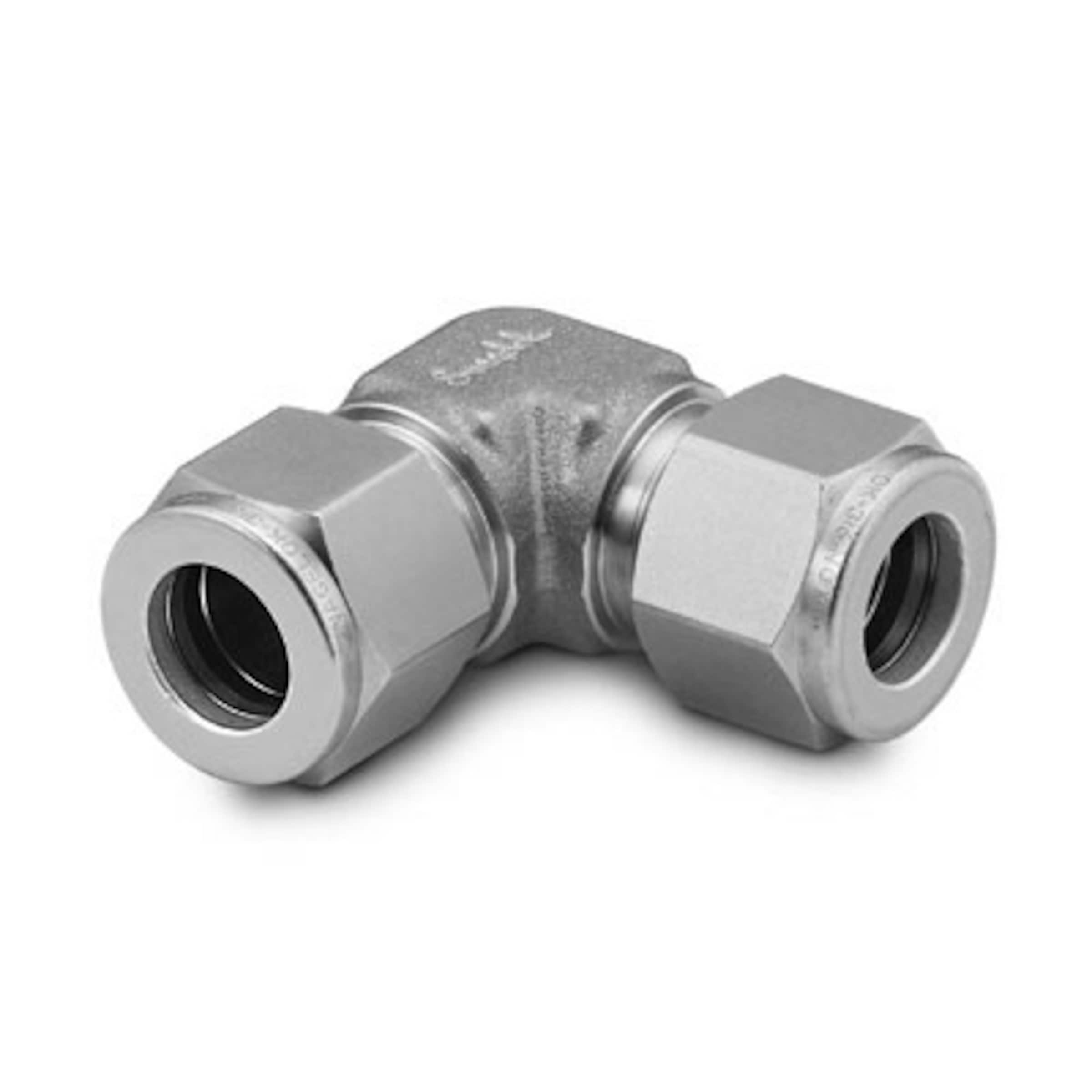 Stainless Steel Swagelok Tube Fitting, Union Elbow, 3/16 in. Tube OD