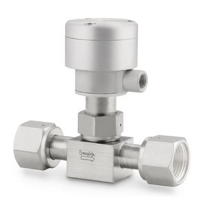 Stainless Steel Bellows Sealed Valve, Gasketed, PCTFE Stem Stainless Steel Bellows Sealed Valve, Gasketed, PCTFE Stem