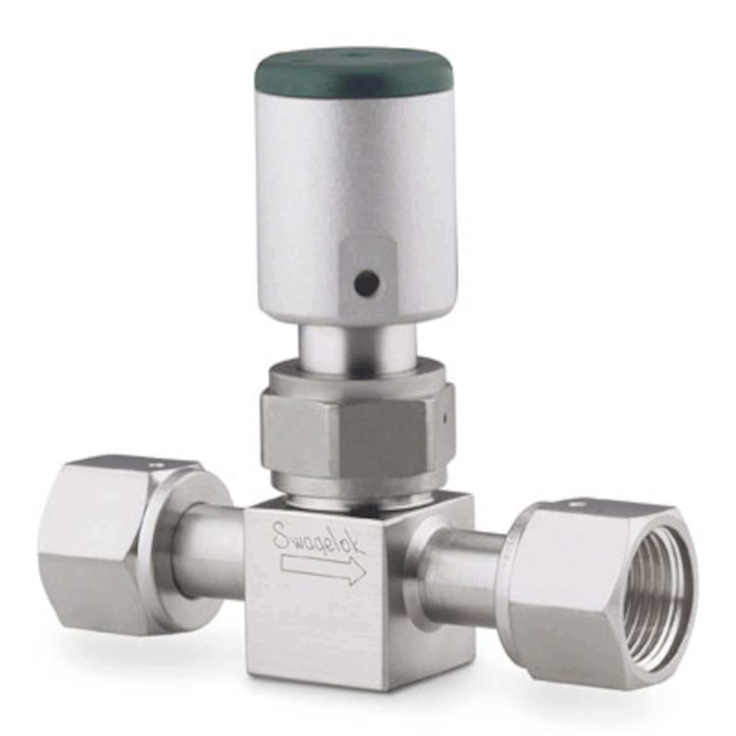 316L Stainless Steel High Purity Bellows Sealed Valve, 1/2 in. Female