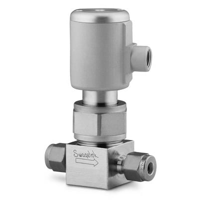 1/4 in Nupro SS-BNVCR4-C Stainless Steel High Purity Bellows Sealed Valve Male 