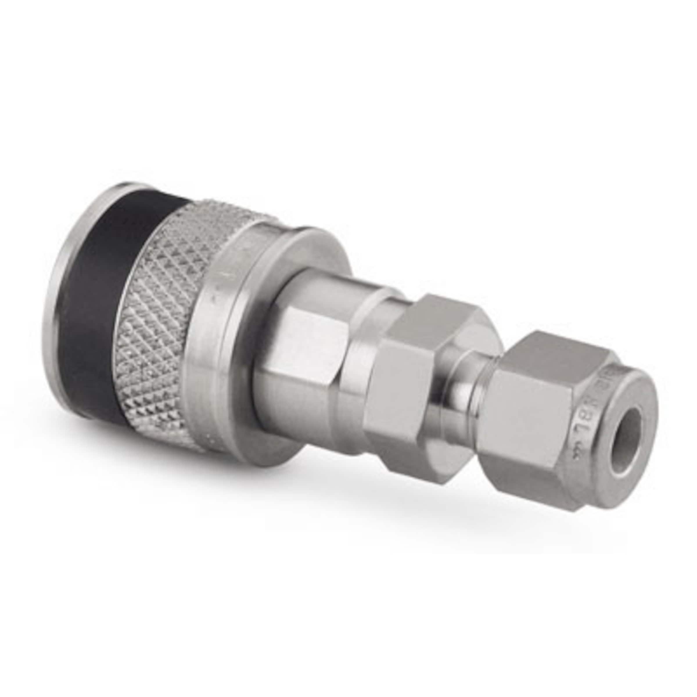 Stainless Steel Instrumentation Quick Connect Body, 0.5 Cv, 3/8 in