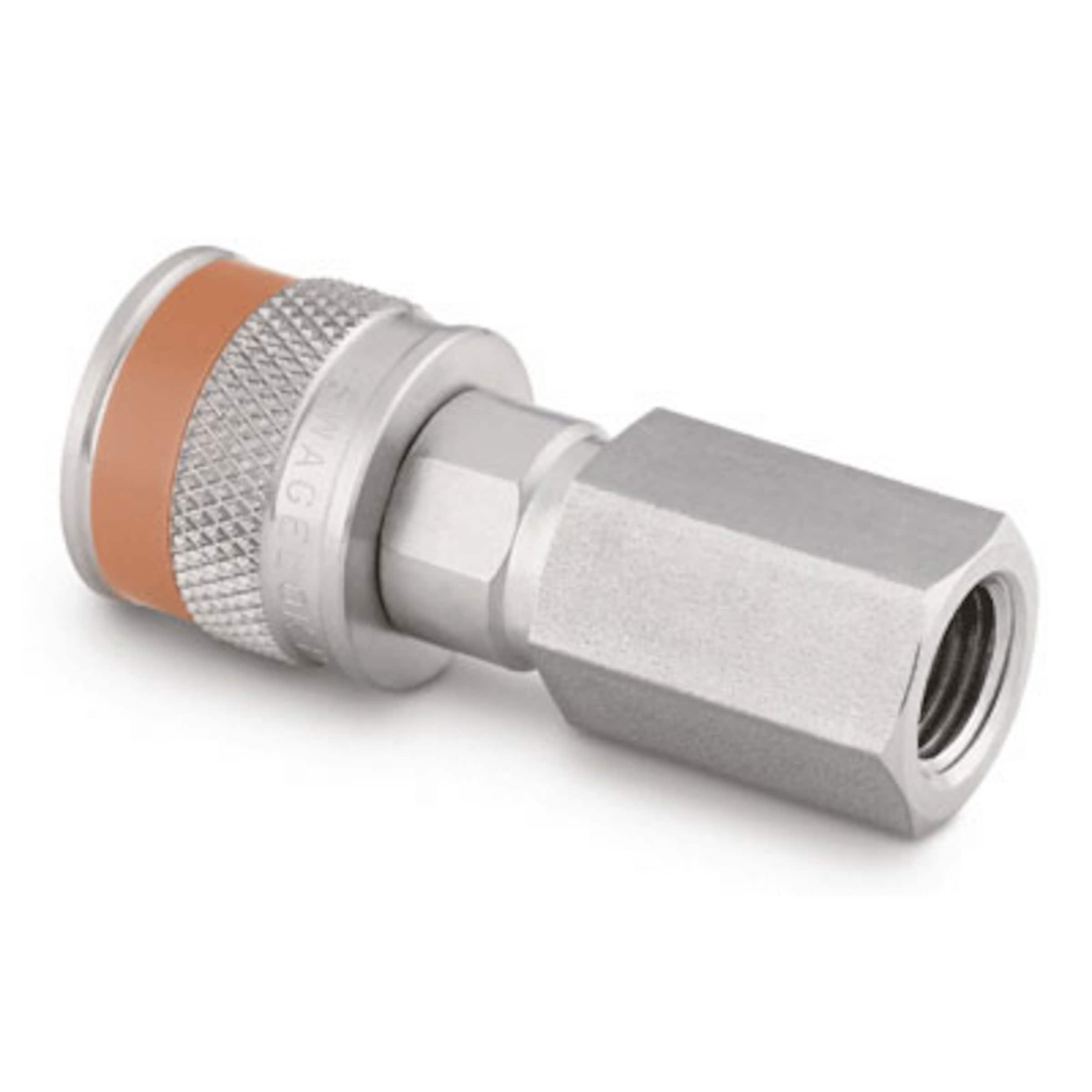 Stainless Steel Instrumentation Quick Connect Body, 0.2 Cv, 1/4 in