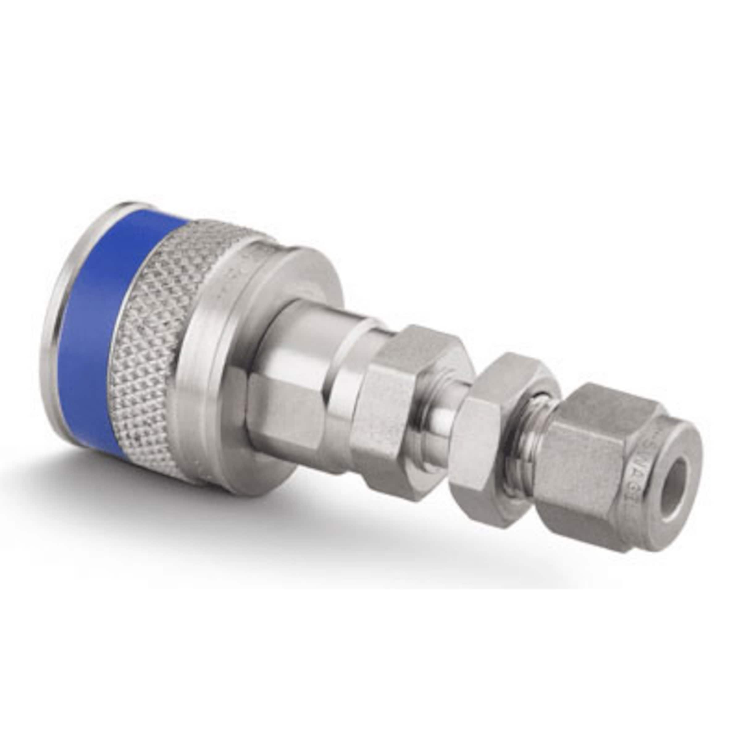 Stainless Steel Instrumentation Quick Connect Body, 0.2 Cv, 1/4 in