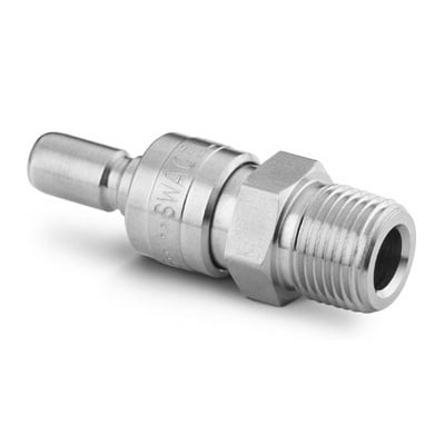 SS-QC4-B-4PMK6 Swagelok 316 Stainless 1/4 NPT to White Key Quick Connect 8x Lot 