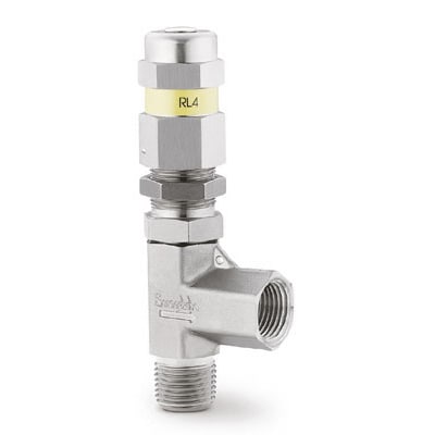 New in Package Swagelok Relief Valve SS-RL3M4-F4 1/4MNPT x 1/4FNPT 