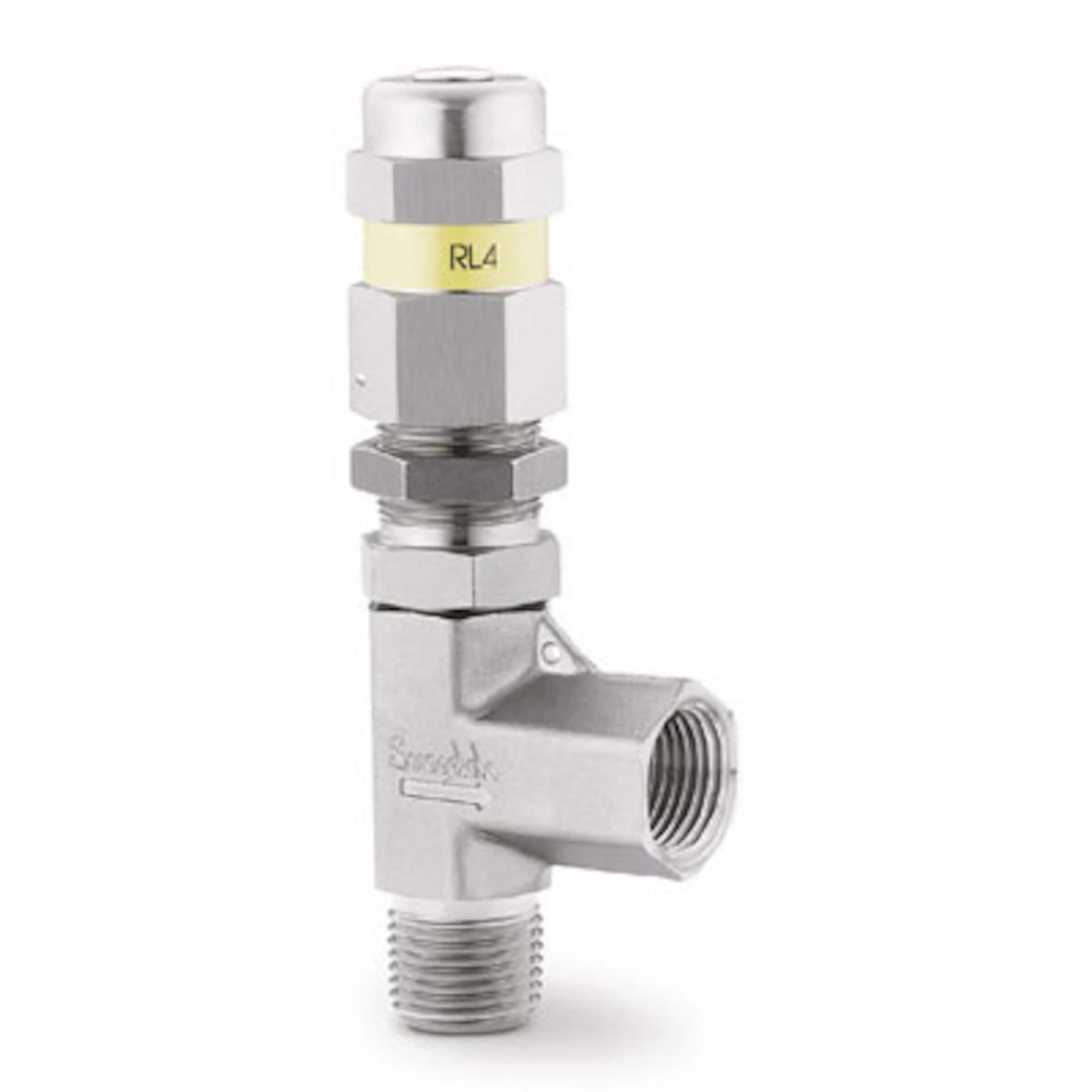 Stainless Steel Low Pressure Proportional Relief Valve, 1/2 in. MNPT x