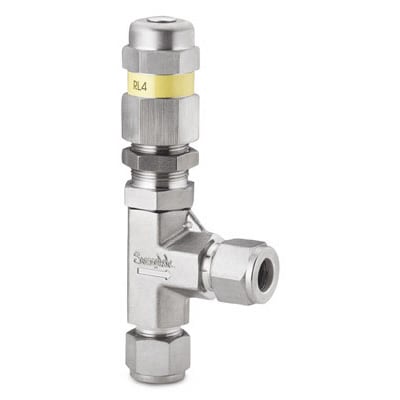 Swagelok SS-RL3M4-S4 Stainless Steel Low Pressure Proportional Relief Valve 1/4. 