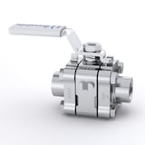 Ball and Quarter-Turn Plug Valves — Three-Piece Process/Instrumentation Ball Valves, 60 Series — 스팀 시리즈 2-Way 직선형