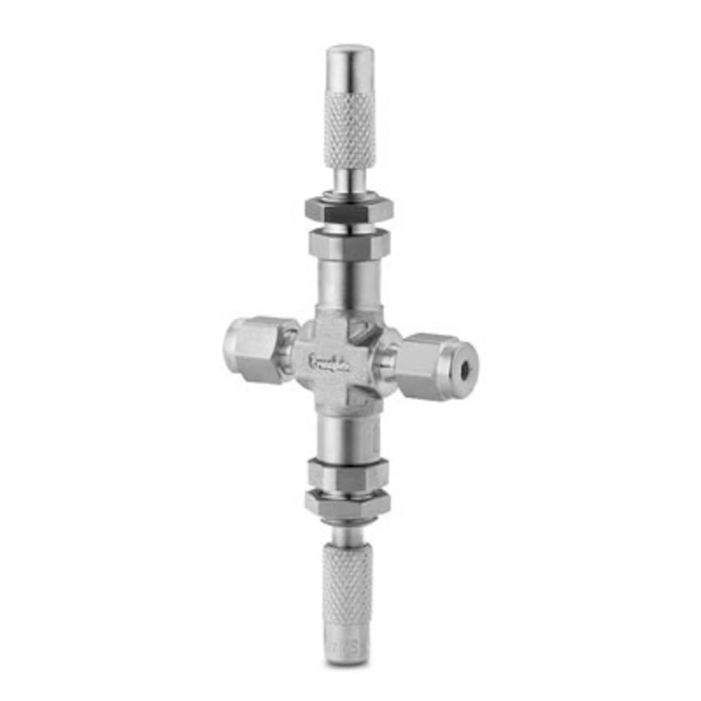 Stainless Steel Low Flow Double Pattern Metering Valve, 1/8 in ...