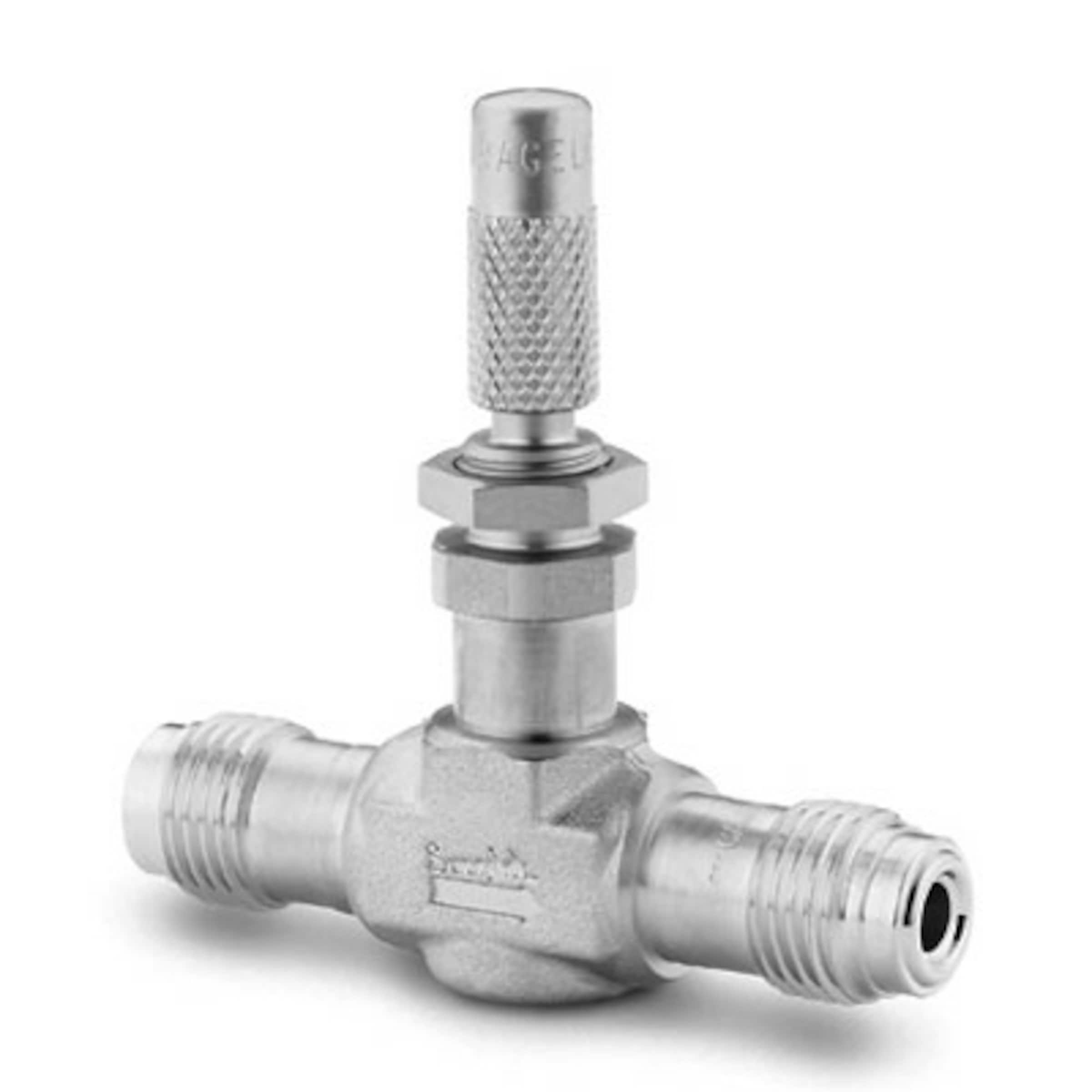 Stainless Steel Low Flow Metering Valve, 1/4 in. Male Rotatable