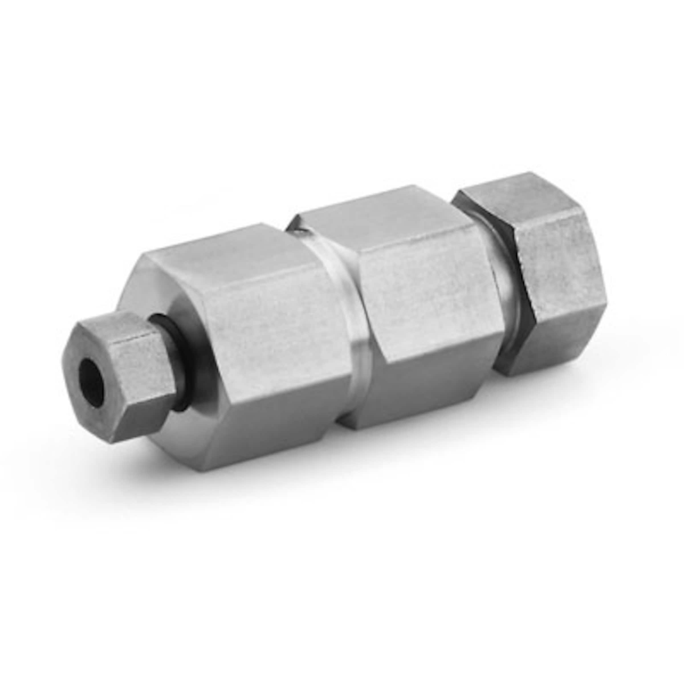 316 Stainless Steel Swagelok Medium Pressure Tube Fitting, Union, 3/8