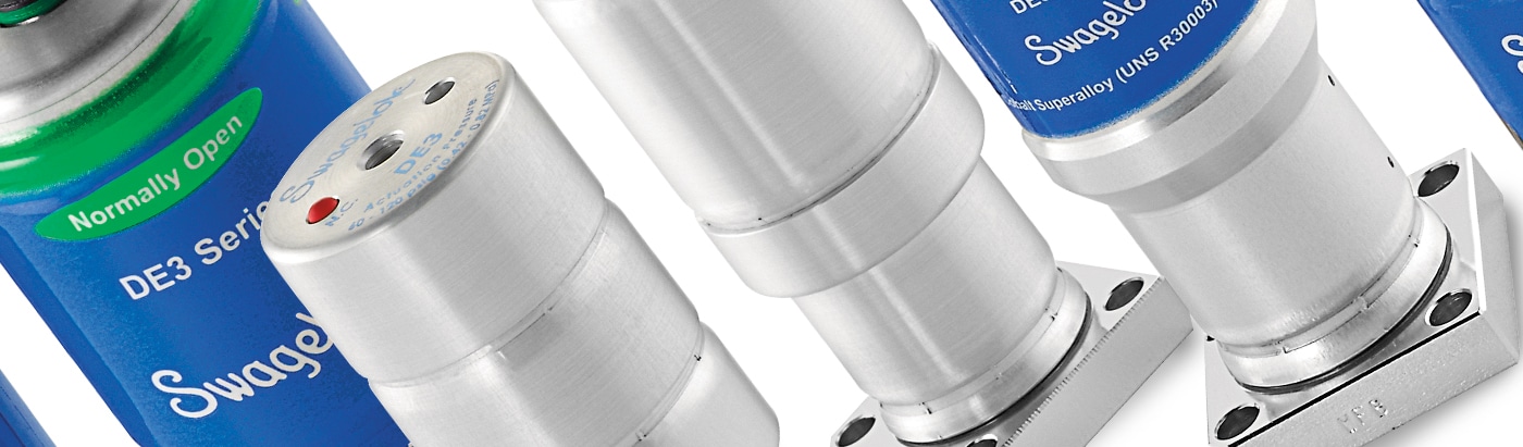 Swagelok DE Series Springless Diaphragm Valves for Modular Gas Systems