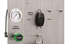 Swagelok grab sampling panel