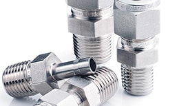 Threaded Swagelok tube fittings