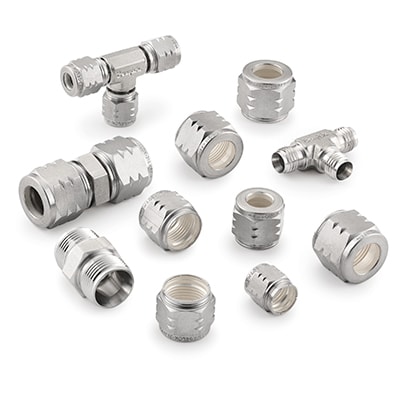 316 STAINLESS STEEL COMPRESSION FITTINGS 6MM OD X 1/8" NPT MALE STUD SS L 1 